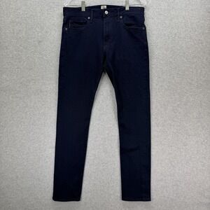 Hiroshi Kato The Needle Skinny Jeans Mens 33x31 Blue Selvedge Stretch USA